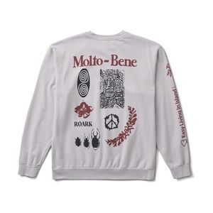 New Roark The Artifacts Of Adventure dusty lilac sweater retails $159